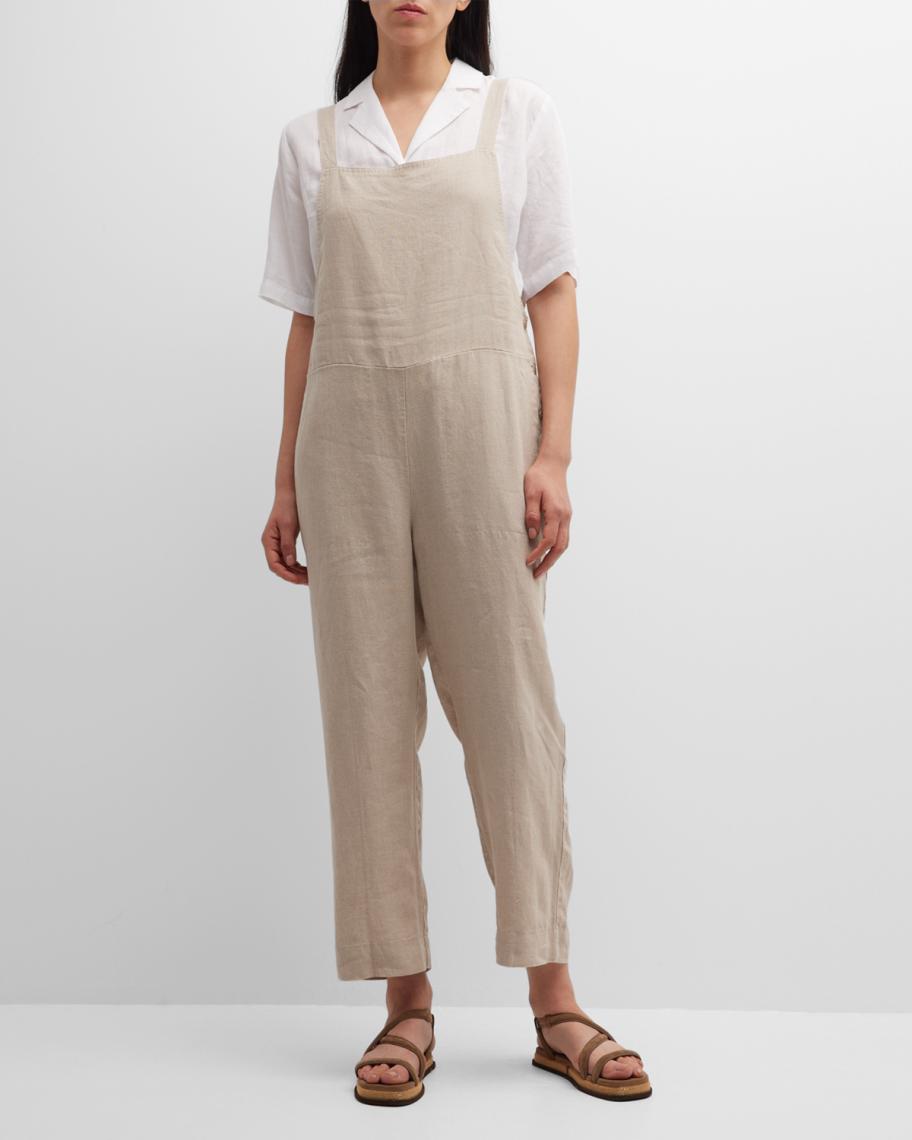 Eileen Fisher Organic Linen Overalls (XS/S petite)