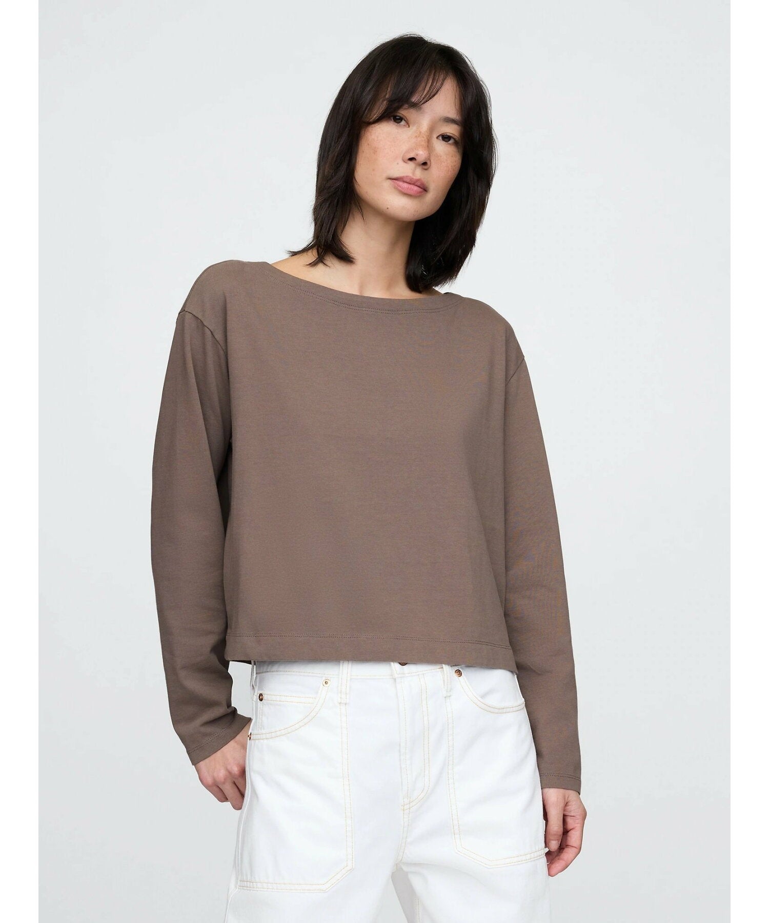 Gap Taupe Organic Cotton Tee (XL)
