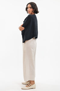 Eva's Sunday Wide Leg Linen Pants (M)