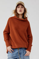 Free People Rust Slouchy Sweater (XS)