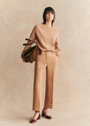 Sezane Damon Camel Trousers (8)