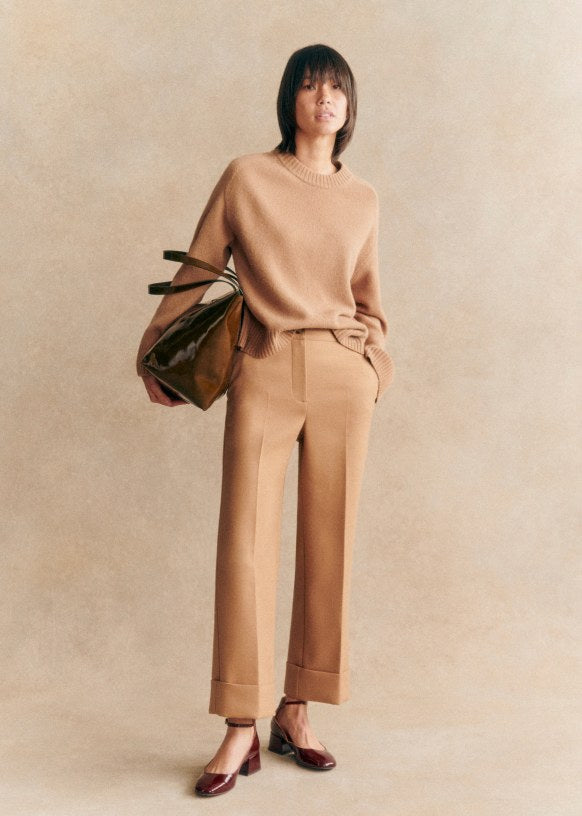 Sezane Damon Camel Trousers (8)