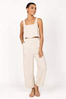 Petal & Pup Linen Wide Leg Pants (XL)