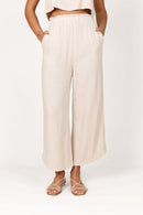Petal & Pup Linen Wide Leg Pants (XL)