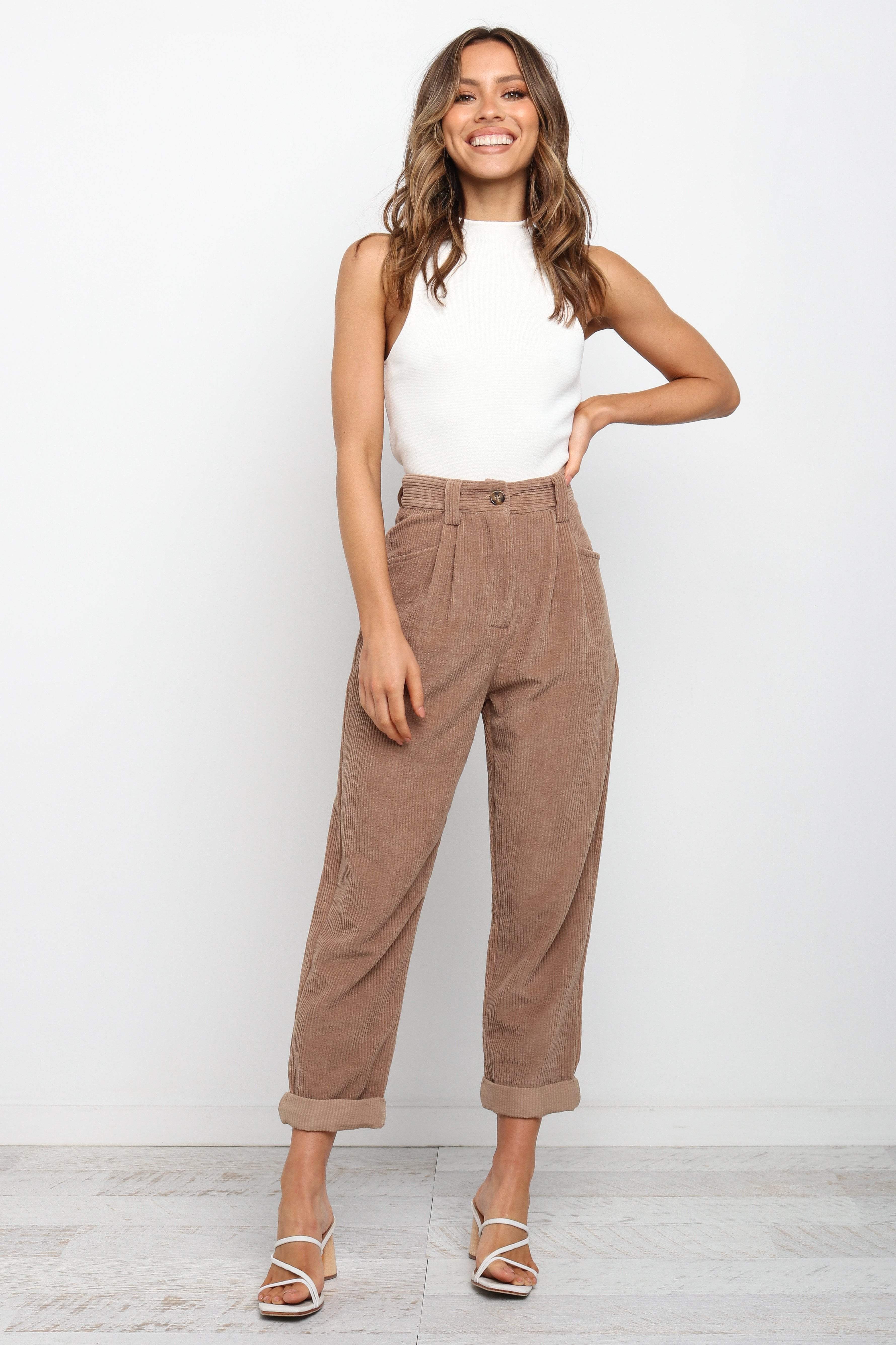 Petal + Pup Brown Cord Pants (2)