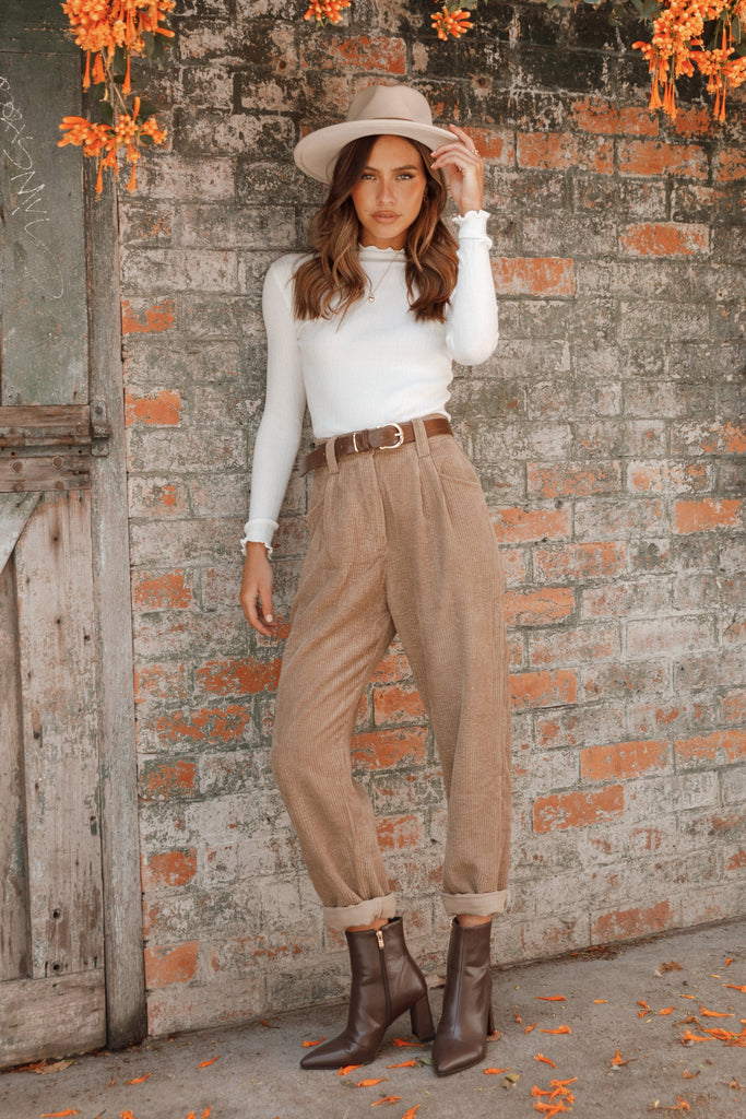 Petal + Pup Brown Cord Pants (2)