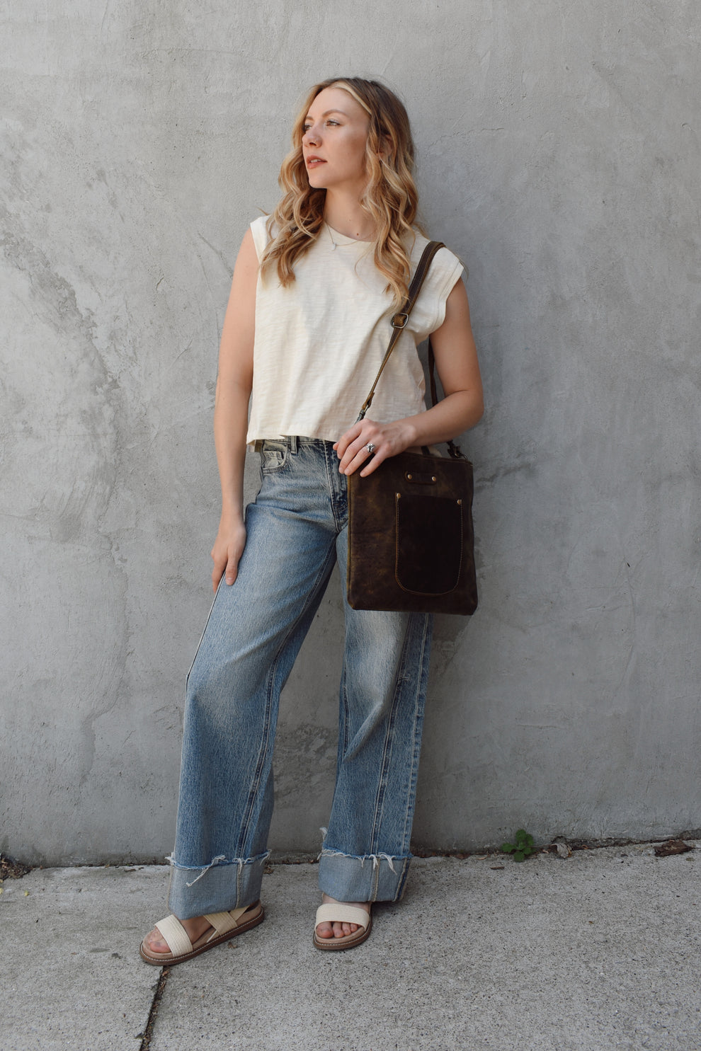 Miou Muse Boxy Cotton Top (S)