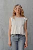 Miou Muse Boxy Cotton Top (S)