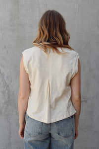 Miou Muse Boxy Cotton Top (S)