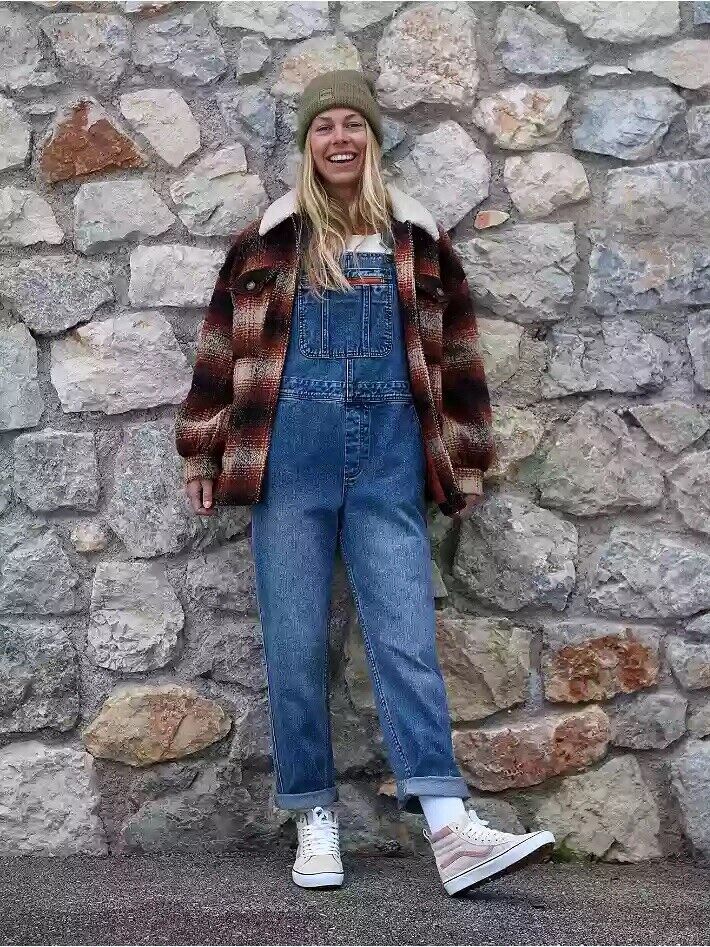 Billabong Denim Overalls (S)