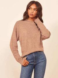 Reformation Camel Sweater (L)