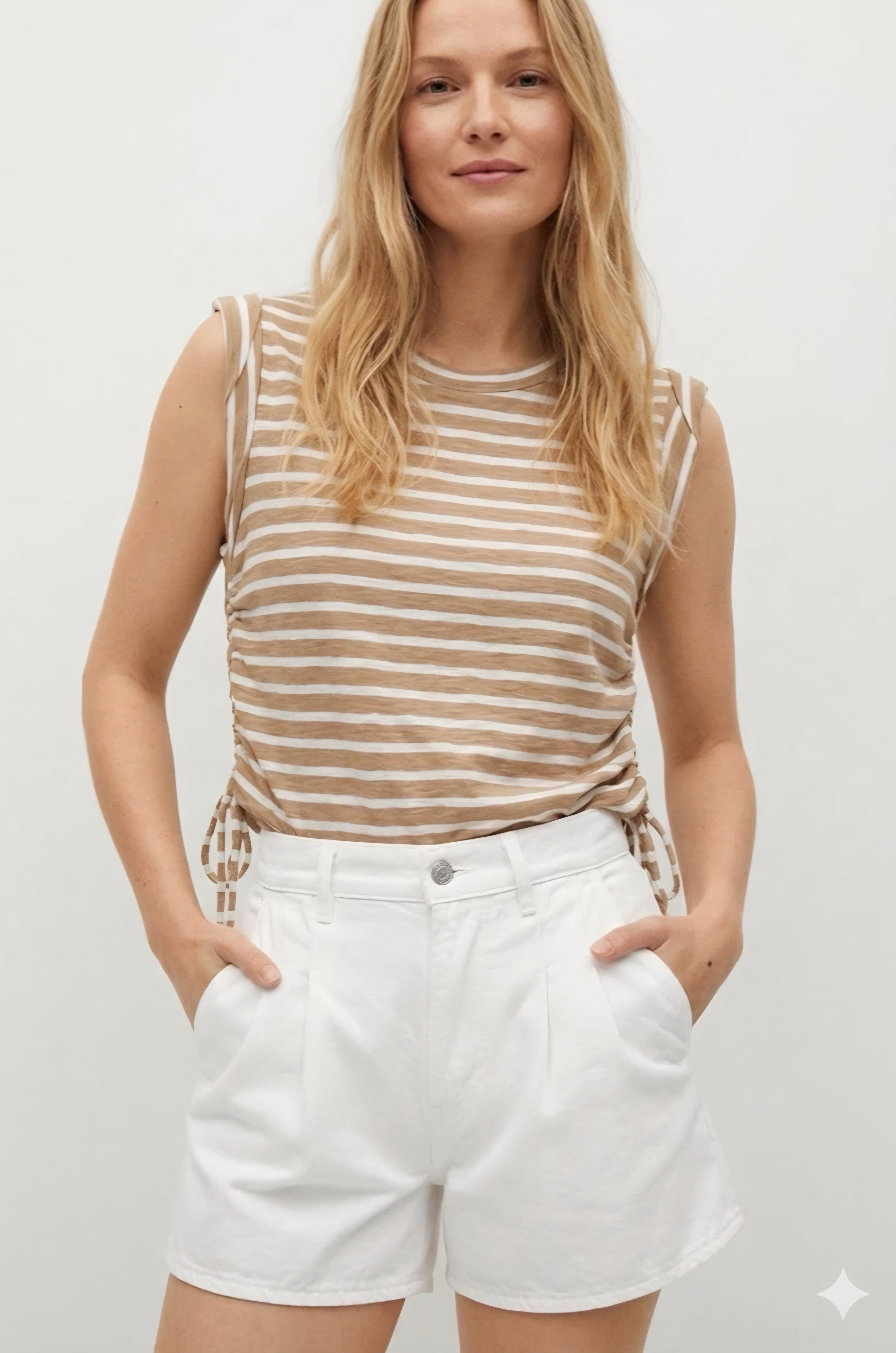 Veronica Beard Striped Cotton Tank (S)