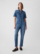 Gap Straight Denim Jumpsuit (0)