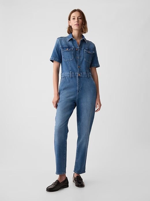 Gap Straight Denim Jumpsuit (0)