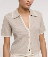 NEW Abercrombie Collared Knit Top (S)