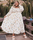 Jessakae Floral Smocked Maxi Dress (4X)