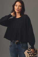 Anthropologie Pilcro Babydoll Sweatshirt (S)
