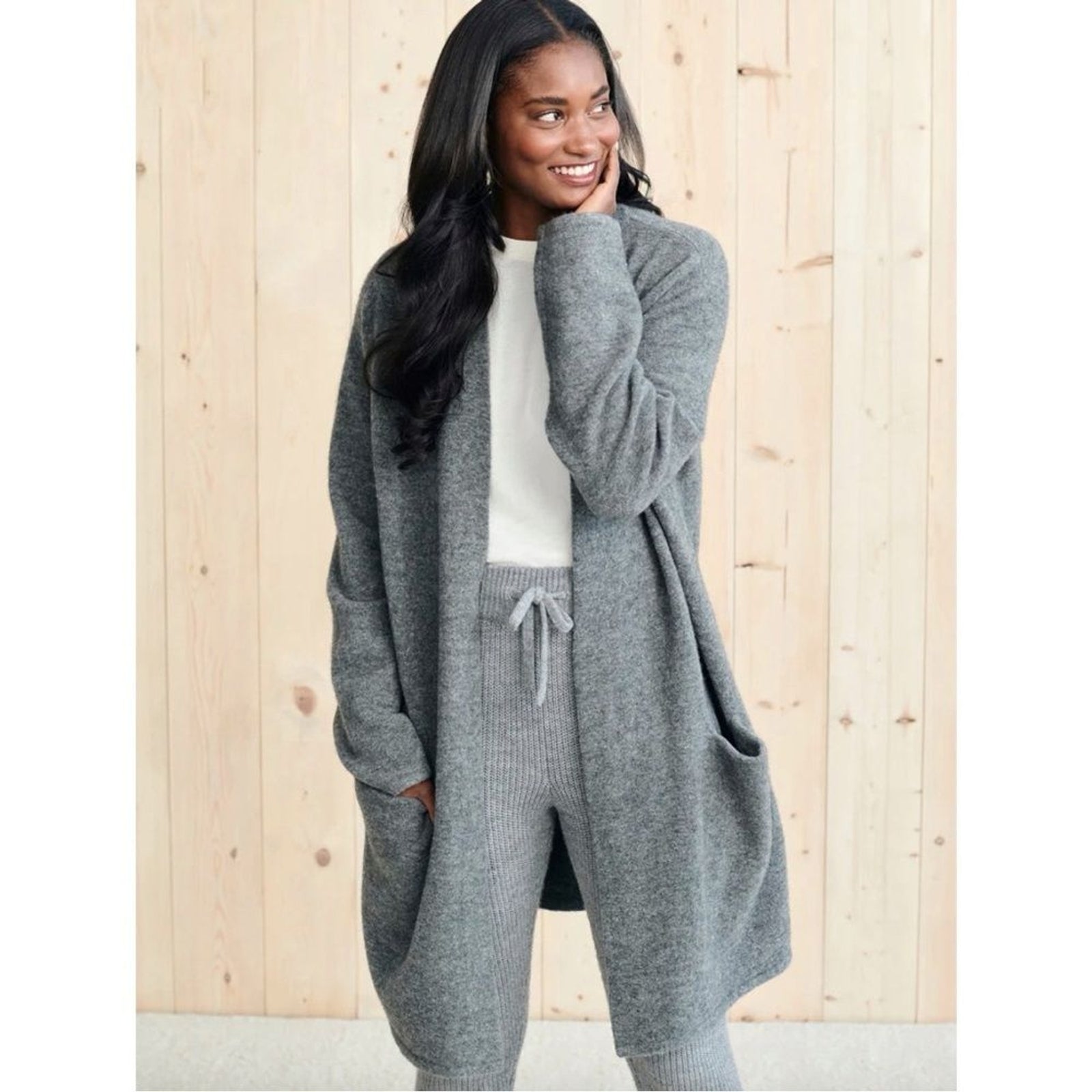 Jenni Kayne Wool Blend Cardigan (XL)
