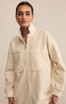 Z Supply Cozy Sherpa Zip Up Jacket (XS)
