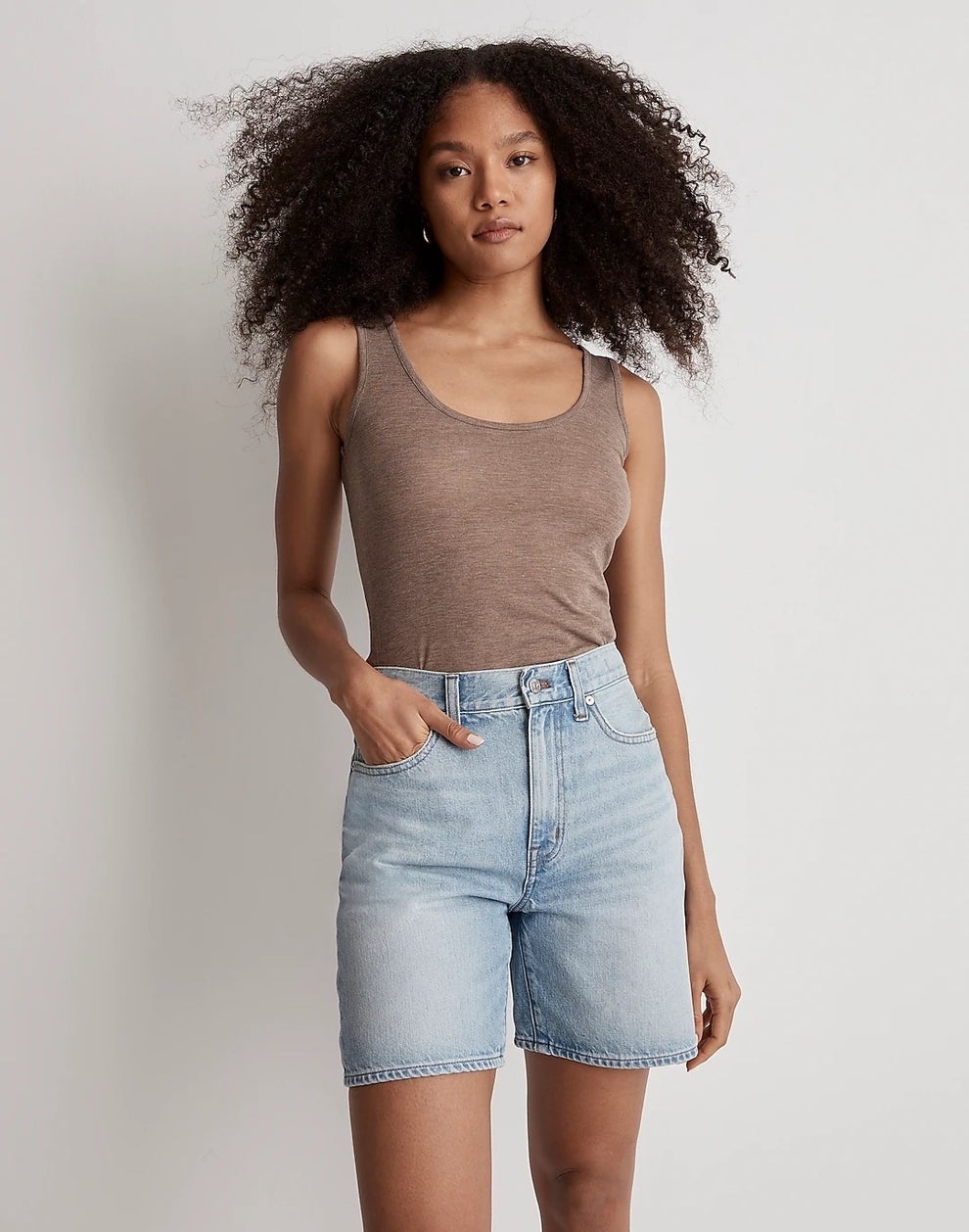 Madewell Baggy Jean Shorts (31)