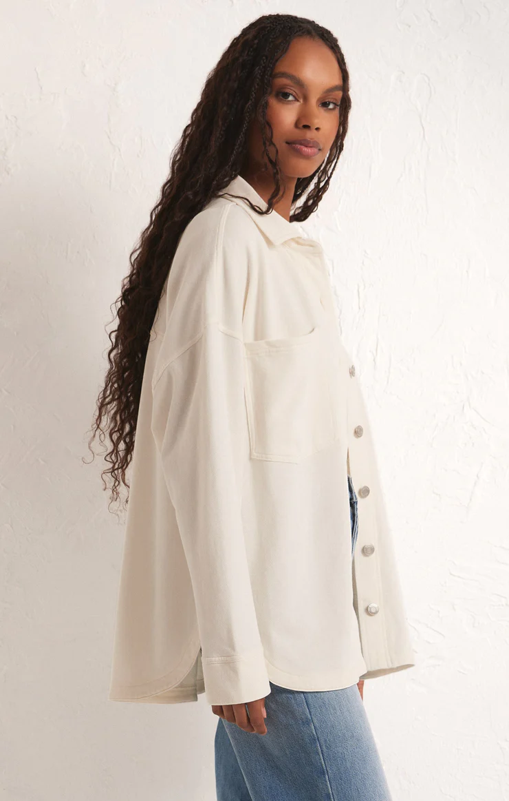 Z Supply Cotton Shirt Jacket (S)