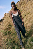 Free People Washed Black Hotshot Onesie (L)