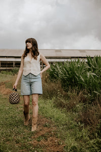 Madewell Baggy Denim Shorts (29)