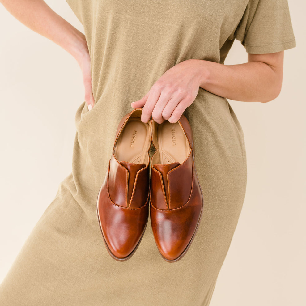 Nisolo Leather Oxford Flats (6.5)