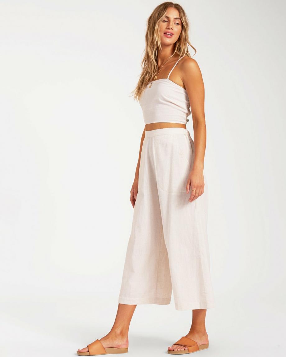 Billabong Wide Leg Crop Pants (S)