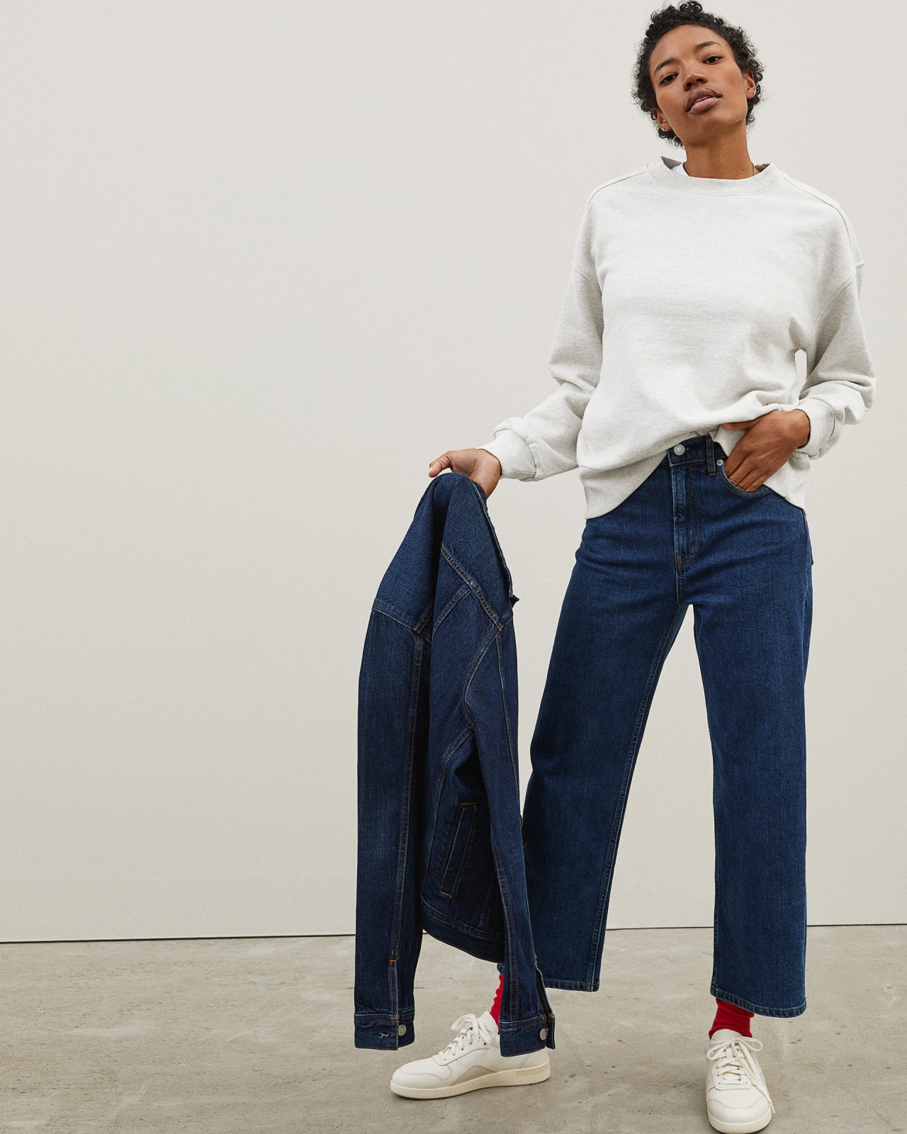 Everlane Crew Cotton Sweatshirt (S)