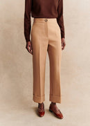 Sezane Damon Camel Trousers (8)
