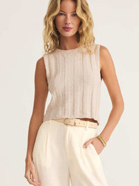 Z Supply Textured Knit Tank (L)