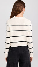 Z Supply Striped Crewneck Sweater (L)